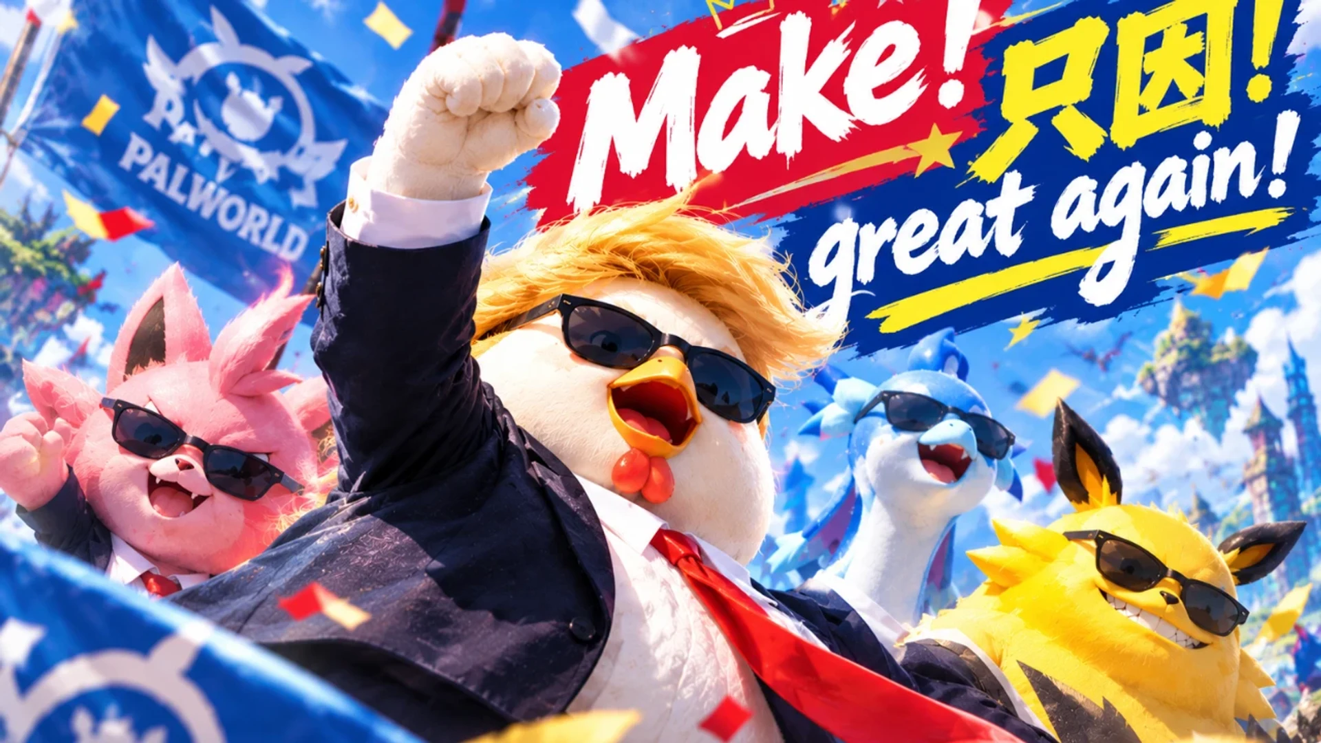 Make 只因！great again！ 封面